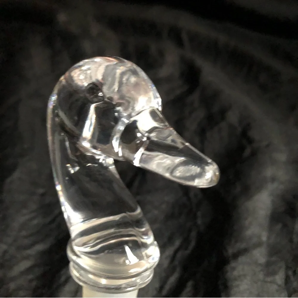Vintage Mikasa Crystal Bottle Stopper - Mallard Duck - Picture 13 of 15